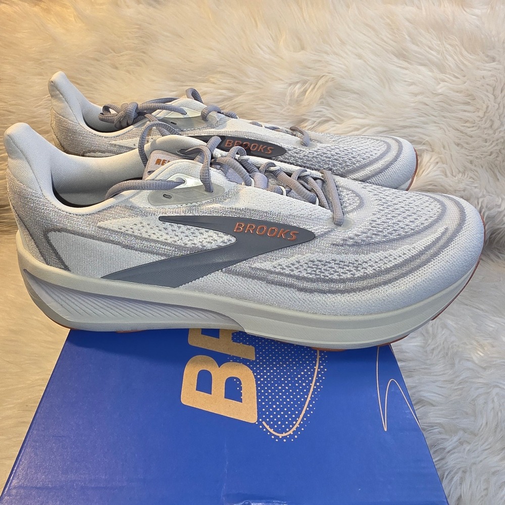 Brooks Revel 9 Running Shoes Mens 12 Womens 13.5 Grey Brown 1104991D092